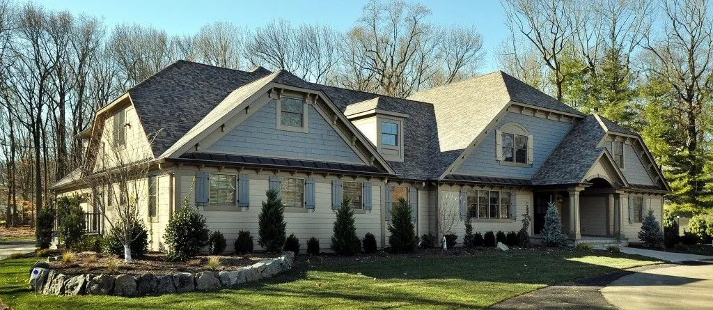 Custom home exterior
